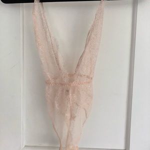 Victoria secret light pink lingerie